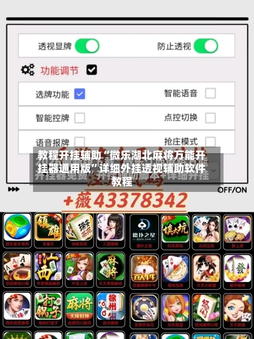 教程开挂辅助“微乐湖北麻将万能开挂器通用版”详细外挂透视辅助软件教程-第2张图片