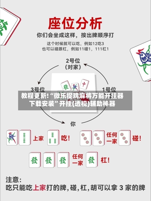 教程更新!“微乐捉鸡麻将万能开挂器下载安装”开挂(透视)辅助神器-第2张图片