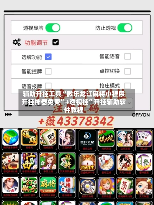辅助开挂工具“微乐龙江麻将小程序开挂神器免费”+透视挂	”开挂辅助软件教程-第2张图片